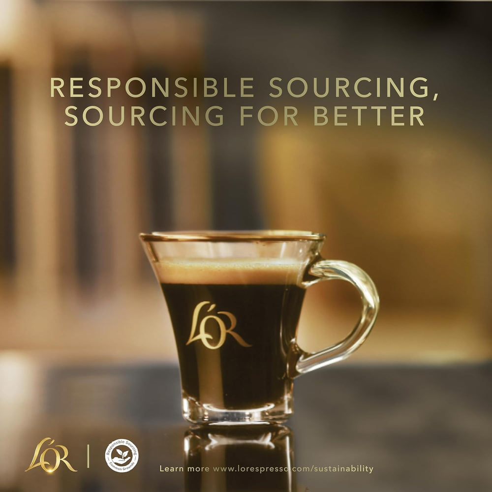 L'OR Barista Kaffeekapseln Ristretto, exklusiv für L'OR Barista Maschinen, 5er Pack, 5 x 10 Kapseln