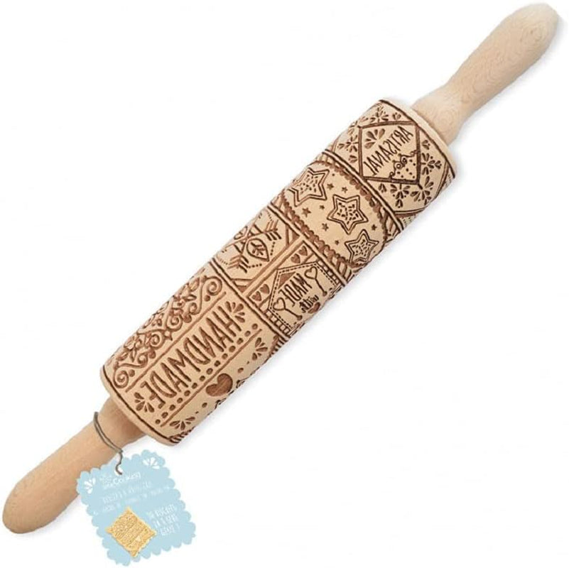 Scrapcooking 5239 Rolă de imprimeuri pe lemn „Făcute în casă”