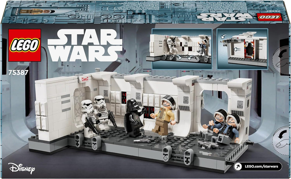 LEGO Star Wars Tantive IV Boarding, Giocattolo da costruzione del film Una nuova speranza, Playset fantasy da collezione, Idea regalo per ragazzi e ragazze 8+ e collezionisti 75387 Set da costruzione Beuche den LEGO-Store