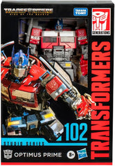 Transformers Studio Series Voyager Class Rise of the Beasts 102 Optimus Prime figurină de acțiune, roșu, alb, albastru Action figures Naty Shop