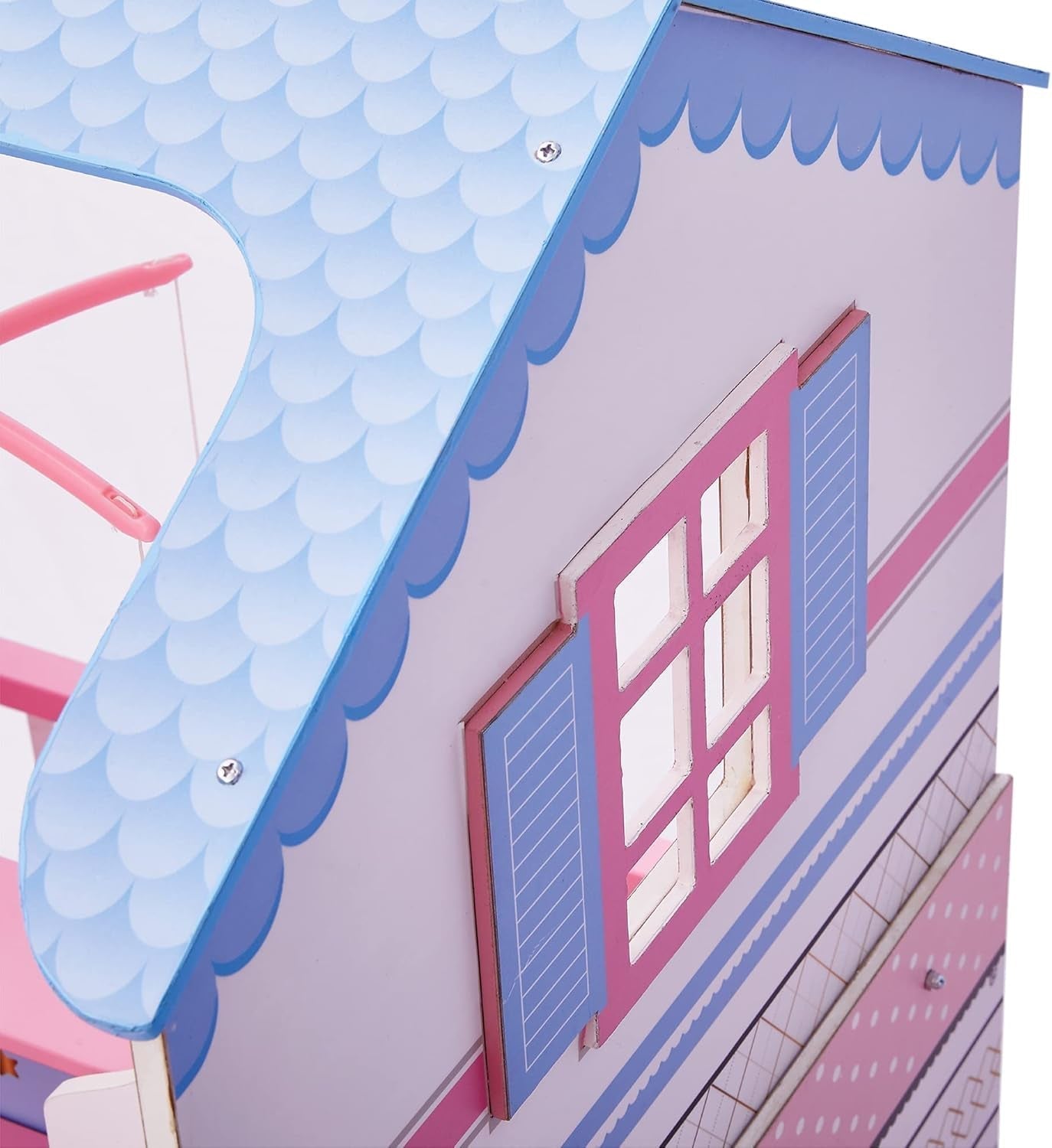 Olivia'S Little World Teamson Kids Bambole da 18 pollici Casa delle bambole in legno Asilo bifacciale TD-11460W Case delle bambole Naty Shop