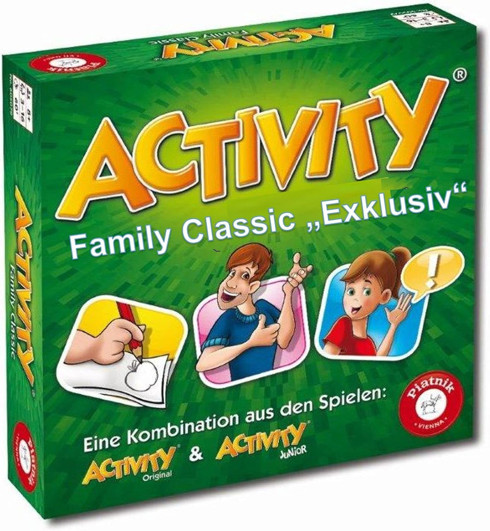 Piatnik 6028 - Joc original cu activități | Joc clasic pentru petreceri și seri de jocuri | Sunt necesare pantomimă, desen și explicații | 2.640 de termeni noi | Maxim 16 jucători posibili