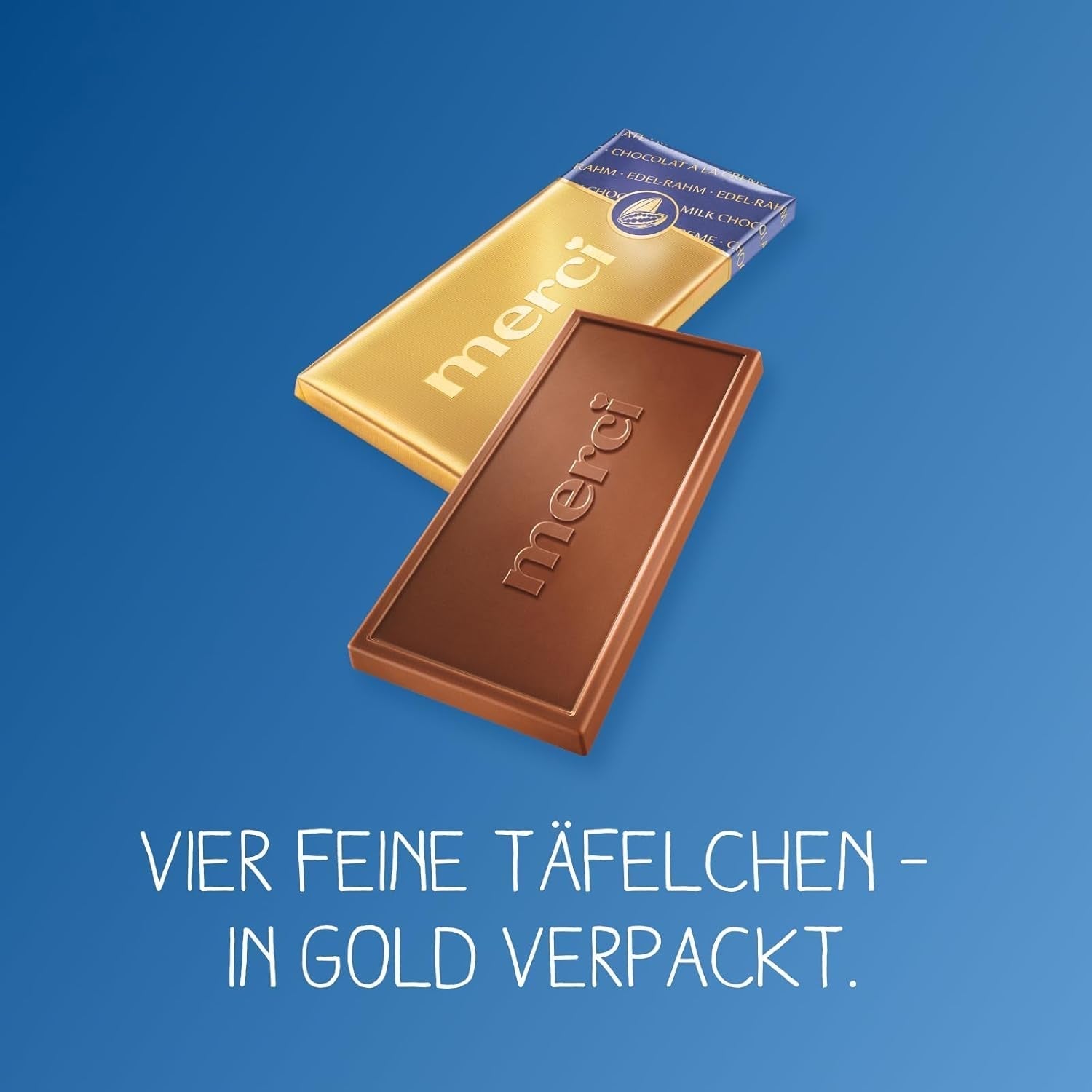 Tavoletta di cioccolato finissimo Merci, 100 grammi Naty Shop Chocolates