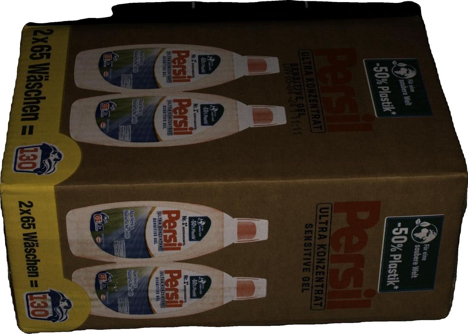 Persil Ultra Concentrate Sensitive Gel (130 lavaggi), Detersivo liquido per allergie e neonati in un flacone più piccolo per meno plastica, Rimuove le macchie difficili, Dermatologicamente testato Detersivi per bucato Naty Shop