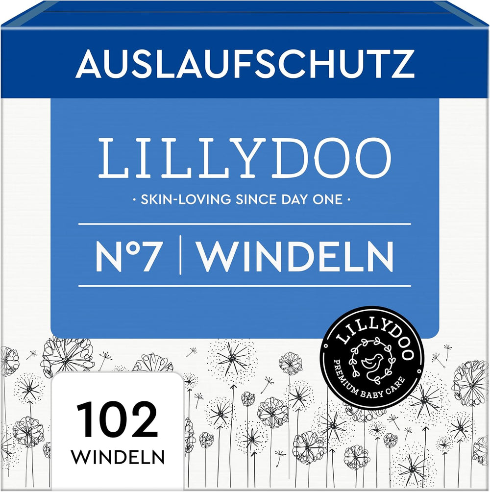 LILLYDOO Pannolini per bambini delicati sulla pelle - Taglia 3 (6-10 kg), 29 pezzi, protezione affidabile dalle perdite, morbidi, senza profumo e senza lozioni per pelli sensibili, dermatologicamente testati
