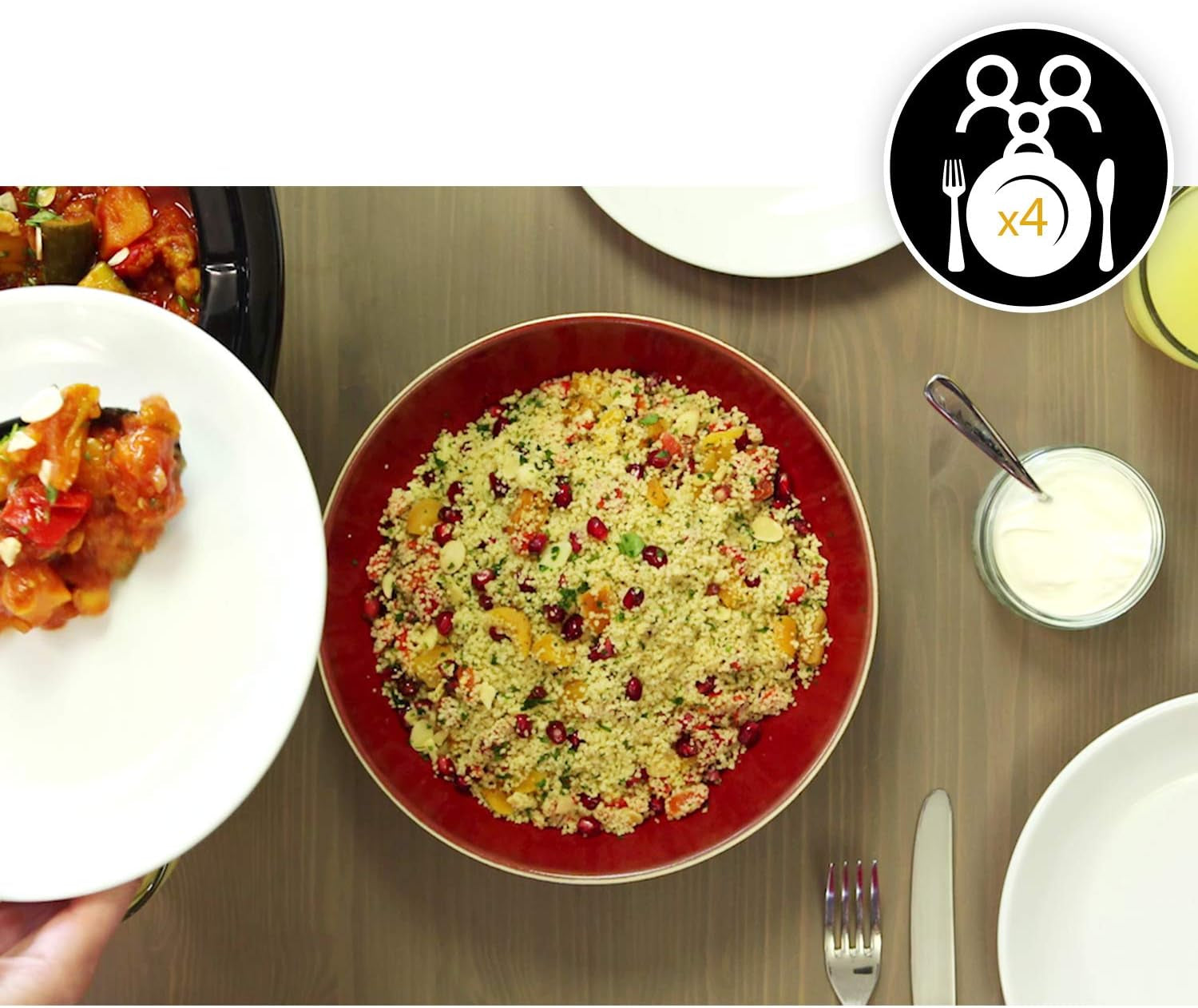 Pentola a cottura lenta Crock-Pot, 2 impostazioni di temperatura + funzione di mantenimento in caldo, 3,5 litri (3-4 persone), Rosso [SCV400RD] Pentola a cottura lenta Naty Shop