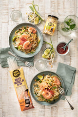 Wan Kwai Wide Rice Noodles 250g – Varietà autentica per Pad Thai, zuppe e altro ancora. Vegano e senza glutine. Pronto in 8 minuti.