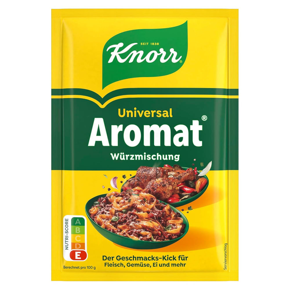 Knorr Würzmittel Nachfüllpackung Aromat Gewürzmischung zum Verfeinern von Speisen für schnelle Gerichte 100 g 1 pezzo