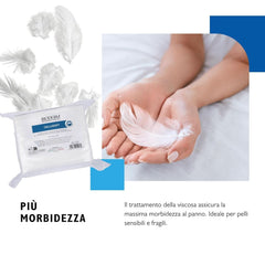BIODERM Cellusoft - Salvietta monouso morbida in viscosa e poliestere Salviettine umidificate Baby Naty Shop