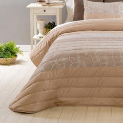 Coperta Sancarlos Primavera 1, colore panna, per letti di larghezza 105 cm Trapunte e trapunte Naty Shop