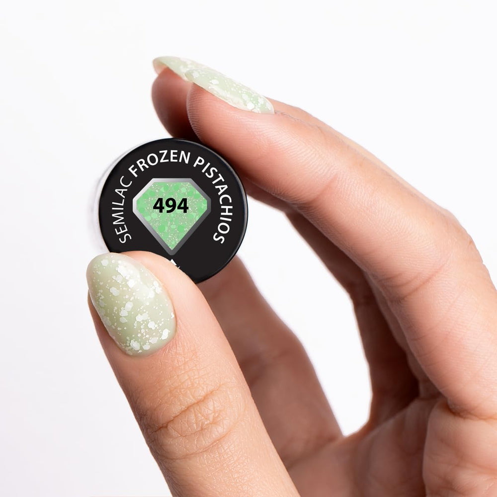 Smalto UV Semilac Hybrid 494 Pistacchi Ghiacciati 7 ml