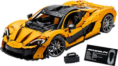 LEGO Technic Mclaren P1 Super Sports Car Set per adulti Appassionati di auto Regalo Motore a pistoni V8 Trasmissione a 7 velocità Modellino in scala Set di auto giocattolo 42172 Set di costruzione Acquista il negozio LEGO