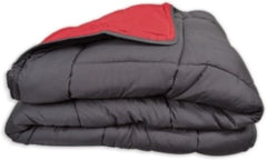 Calgary Duvet Cover Poliester gri/roșu, Poliester, Gri/roșu, 200X140X1 Cm Plapumi si pilote Naty Shop 220X160X1 cm