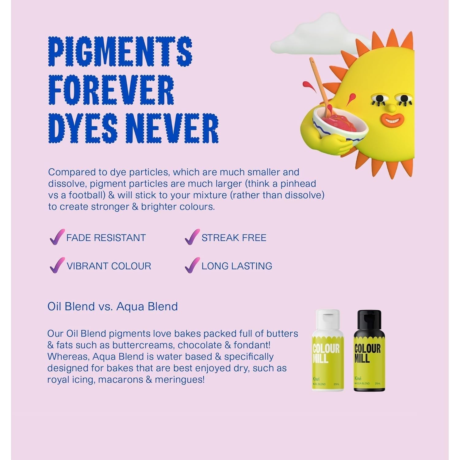 Colorant alimentar pe bază de apă Colour Mill Aqua Blend Burgundy - Foarte intens, concentrat, vegan - 20 ml