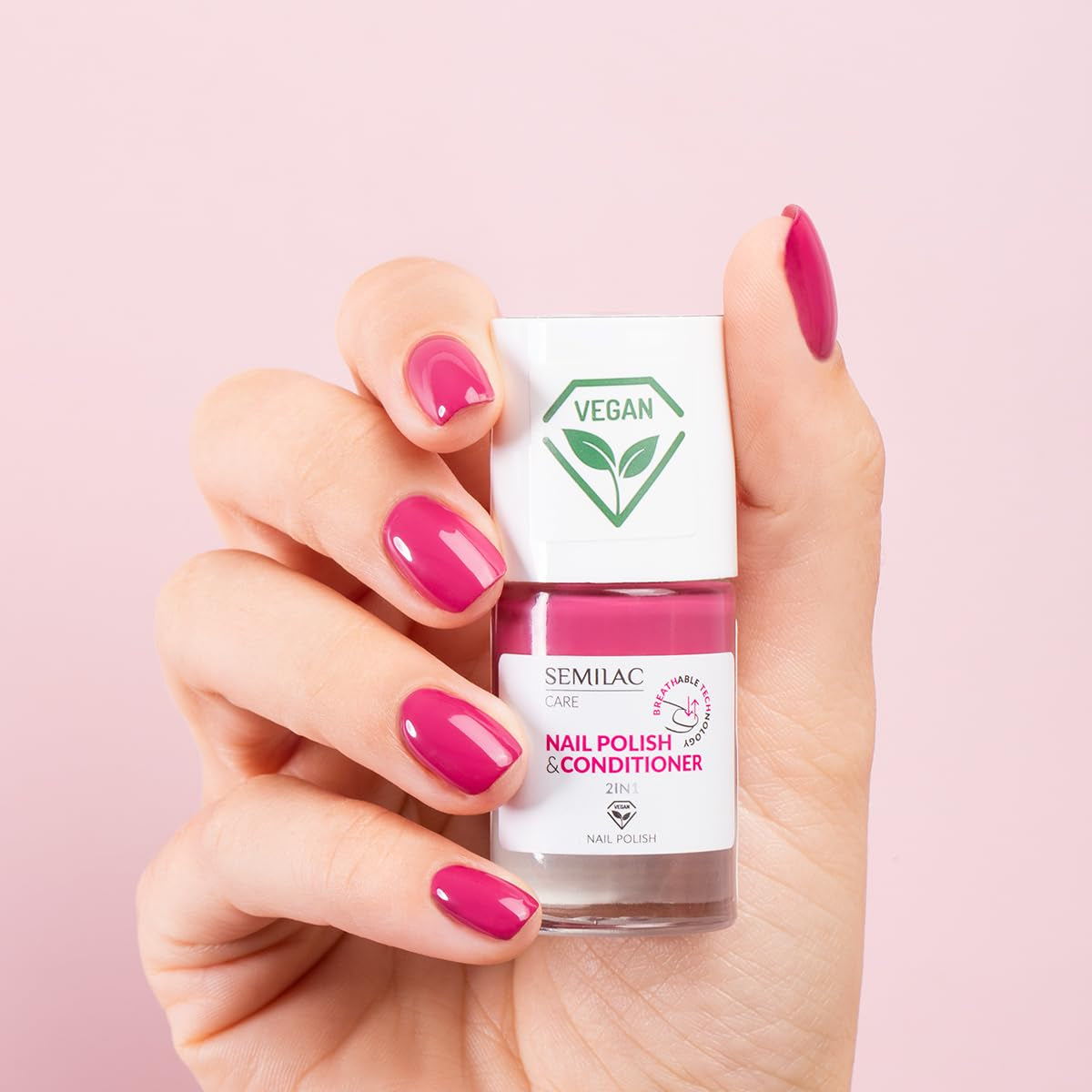 Semilac 030 Smalto classico Semilac con balsamo 2 in 1 TECNOLOGIA TRASPIRANTE 7ml