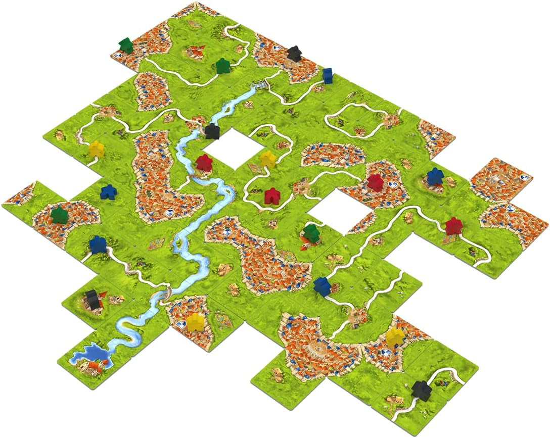 Hans im Glück, UNbox Now, Carcassonne V3.0, Gioco principale, Gioco per famiglie, Gioco dell'anno 2001, 2-5 giocatori, Età 7+, 35 minuti di gioco, Tedesco