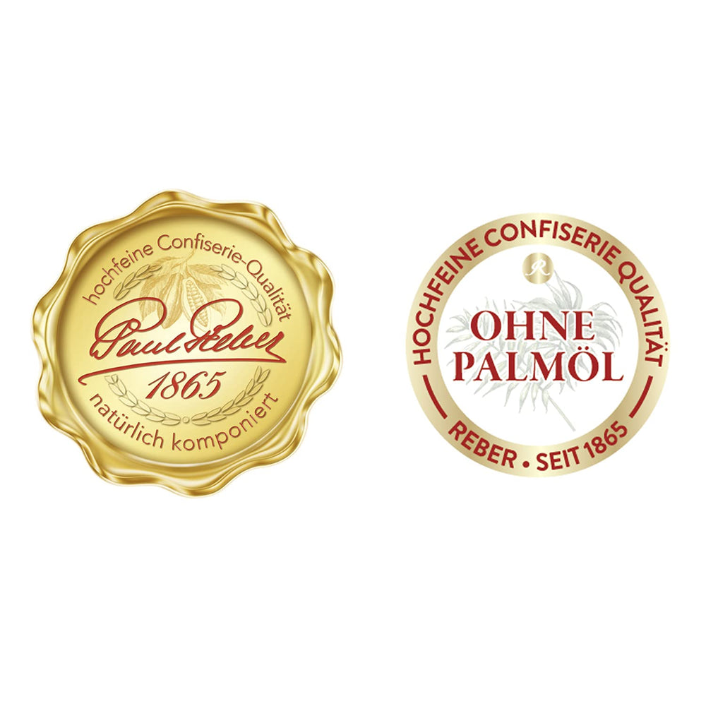 Reber Autentiche Sfere di Mozart Edizione Natalizia Praline di Cioccolato Fondente Torrone di Marzapane Confezione Regalo di Natale Ideale da 12