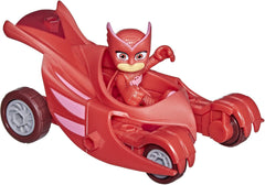 Jucărie preșcolară PJ Masks Owl Glider, vehiculul lui Eulette cu Eulette Action Figure Pentru copii cu vârsta peste 3 ani, ambalaj reciclabil, Action figures Naty Shop