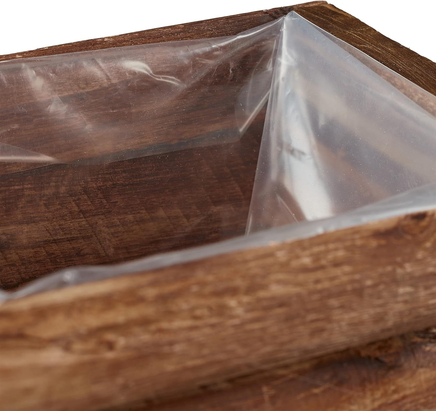 Roabă de plantat Relaxdays, Set de 2, Decorațiune de grădină, Î x l x A: 12,5 x 26 x 12 cm, Cărucior cu flori pentru plantare, Lemn, Natural