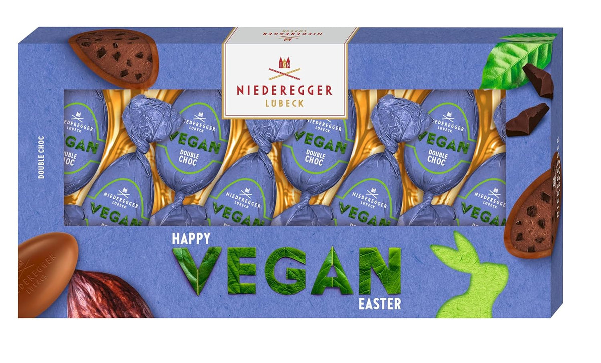 Niederegger uova vegane di doppio cioccolato 100g