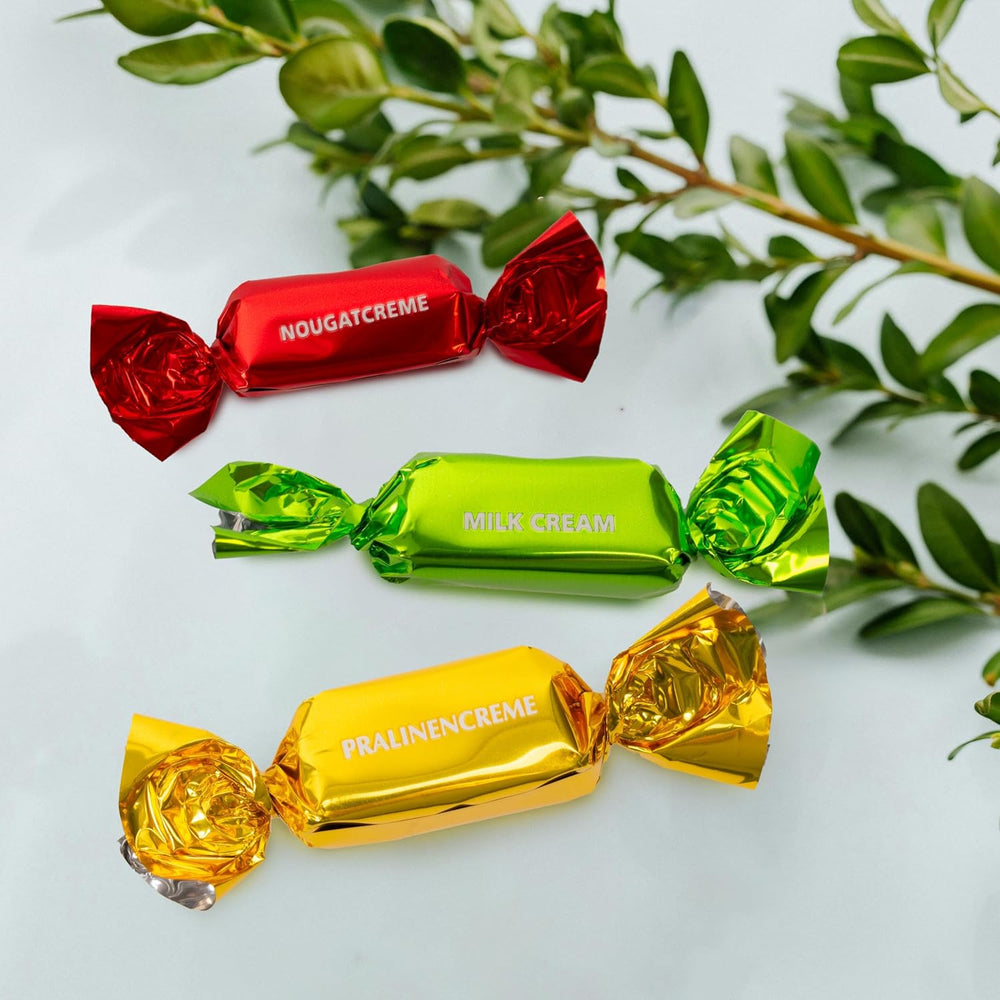 Confezione regalo Heidel Easter Card 183g, pralina di cioccolato al latte premium con scatola decorativa in metallo, ideale come regalo di Pasqua