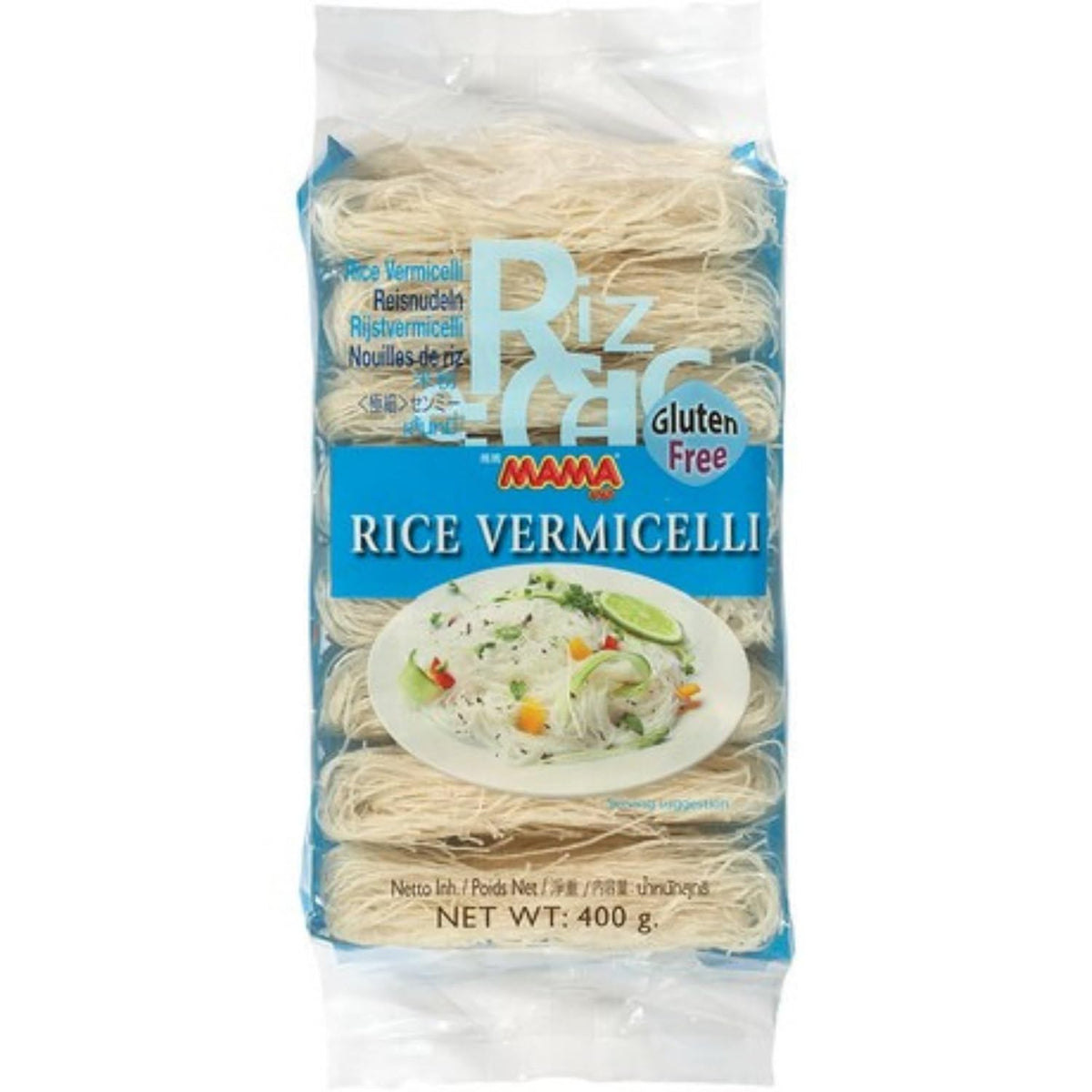 MAMA - Vermicelli di riso - Confezione multipla (30 x 400 g)