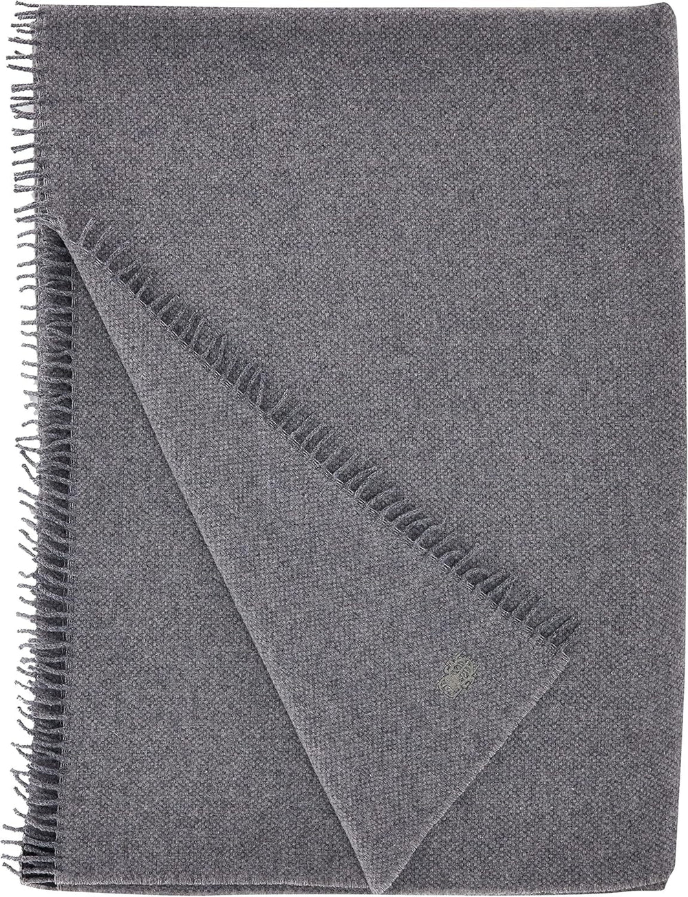 Coperta Must Relax - Coperta in lana - Plaid in pura lana vergine di alta qualità con frange - 130X190 Cm - 310 Rosa - Da "Zoeppritz since 1828" Letti e Coperte 'zoeppritz since 1828' 940 Grigio medio Mel. 130X190 cm