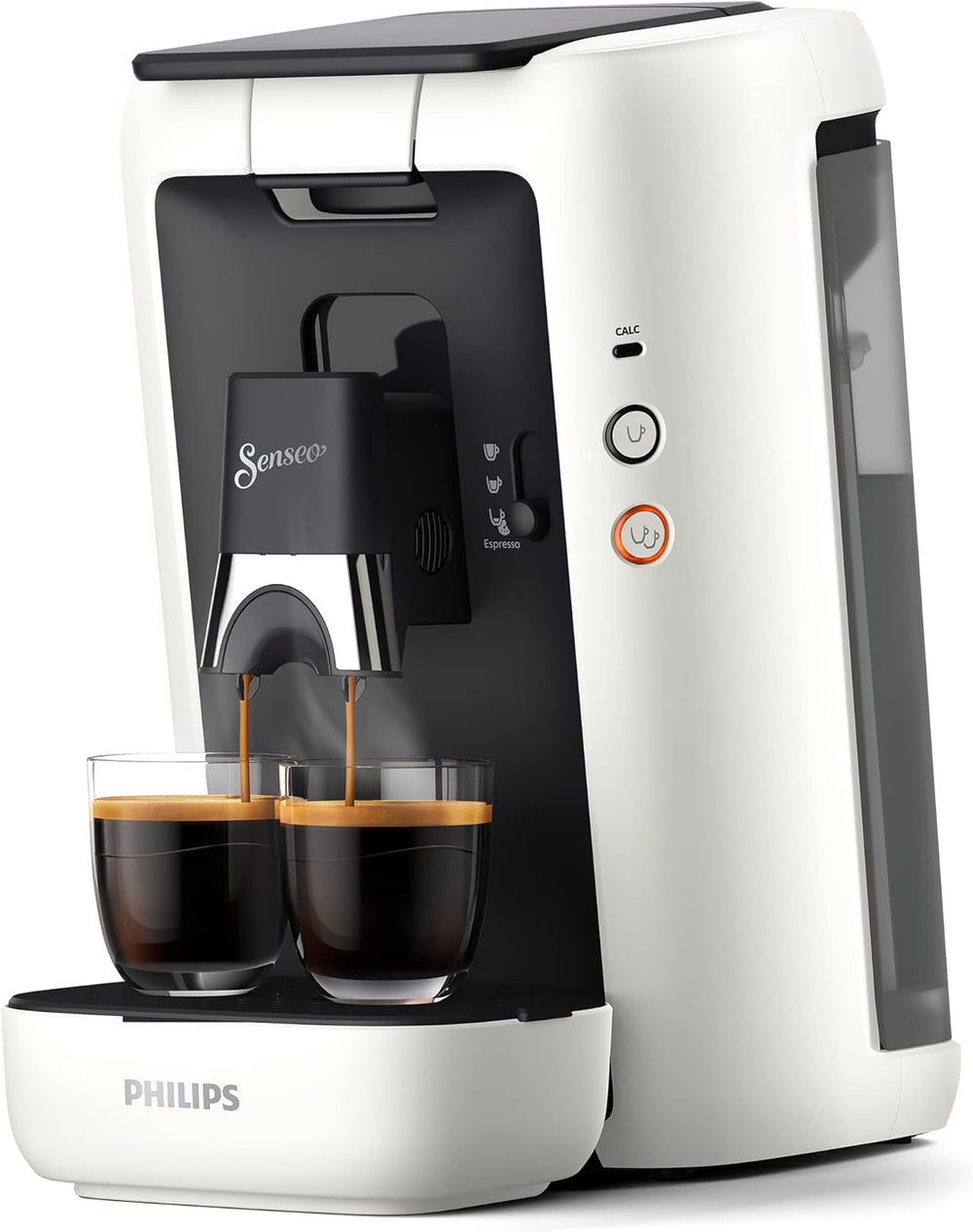 Espressor cu capsule PHILIPS Senseo Maestro – Tehnologie Intense Plus, Espresso de înaltă calitate, Design ecologic, Rezervor de apă de 1,2 l, Funcție Memo, Indicator de detartrare (CSA260/60)