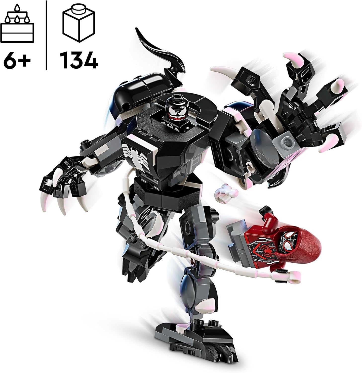 LEGO Marvel Venom Mech vs. Personaggi d'azione mobili per bambini Miles Morales Set di Spider-Man con mini personaggi di supereroi duello Regalo giocattolo per ragazzi e ragazze di 6 anni 76276 Set da costruzione Acquista dal negozio LEGO