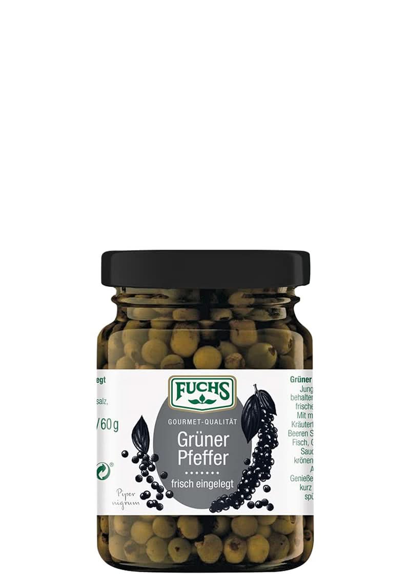 Borcan cu piper verde Fuchs Spices, 100 grame Condimente Naty Shop