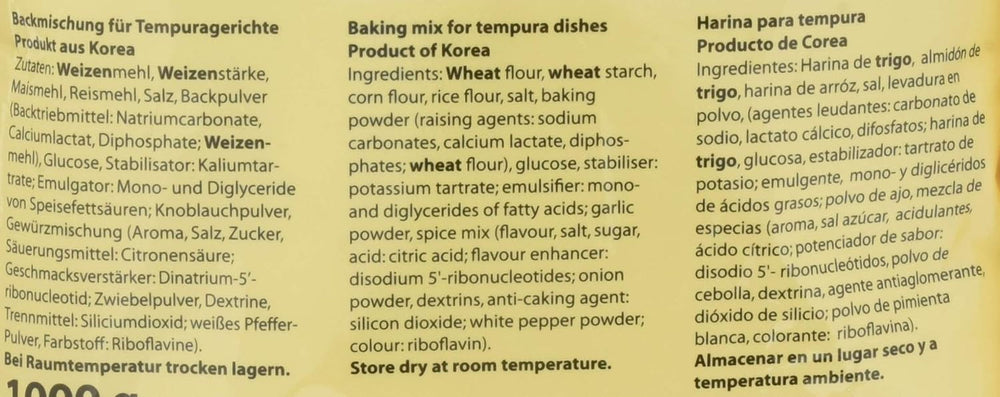Backmischung Für Tempura Gerichte, 5Er Pack (5 X 1 Kg) Miscela per panificazione e cottura Naty Shop