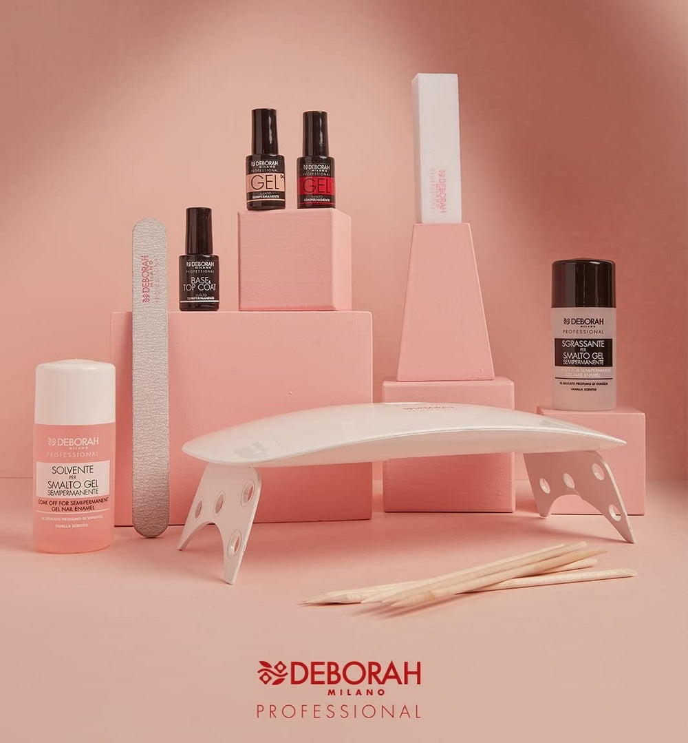 Milano Professional Nail Lacquer, semipermanente, nr. 32 Rose Crepe, effetto rimpolpante, langanhaltend, verleiht intensive und glänzene Nägel, 4,5 ml