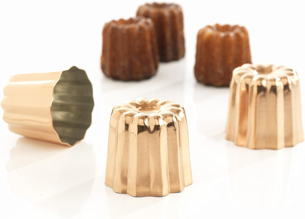 Stampi da forno, rame, 17,5 x 6 x 6 cm, 3 pezzi Stampi e vassoi da forno Naty Shop