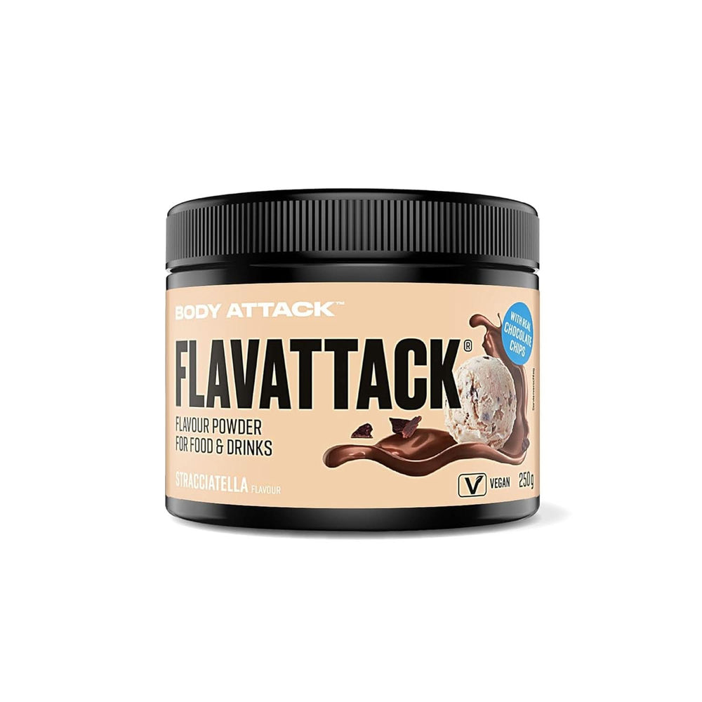 Body Attack Flavattack®, Brownie Doppio Cioccolato, 250G / 83 porzioni Aromas Naty Shop 250 grammi Stracciatella