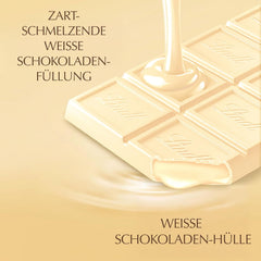 Lindt LINDOR Cioccolato bianco, tavoletta da 100 grammi Cioccolatini Naty Shop