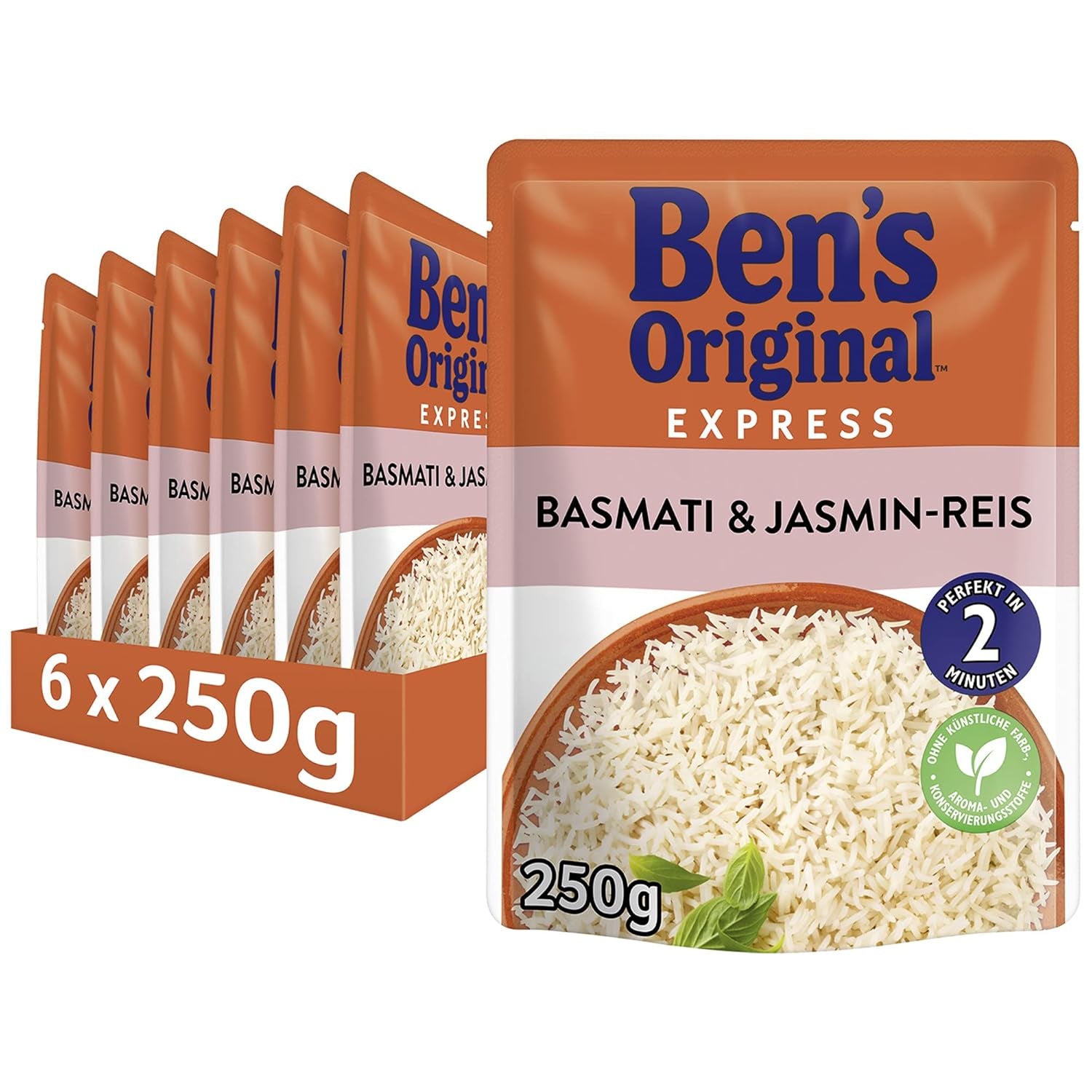 BEN'S ORIGINAL™ Riso Basmati Express 6 x 220 g