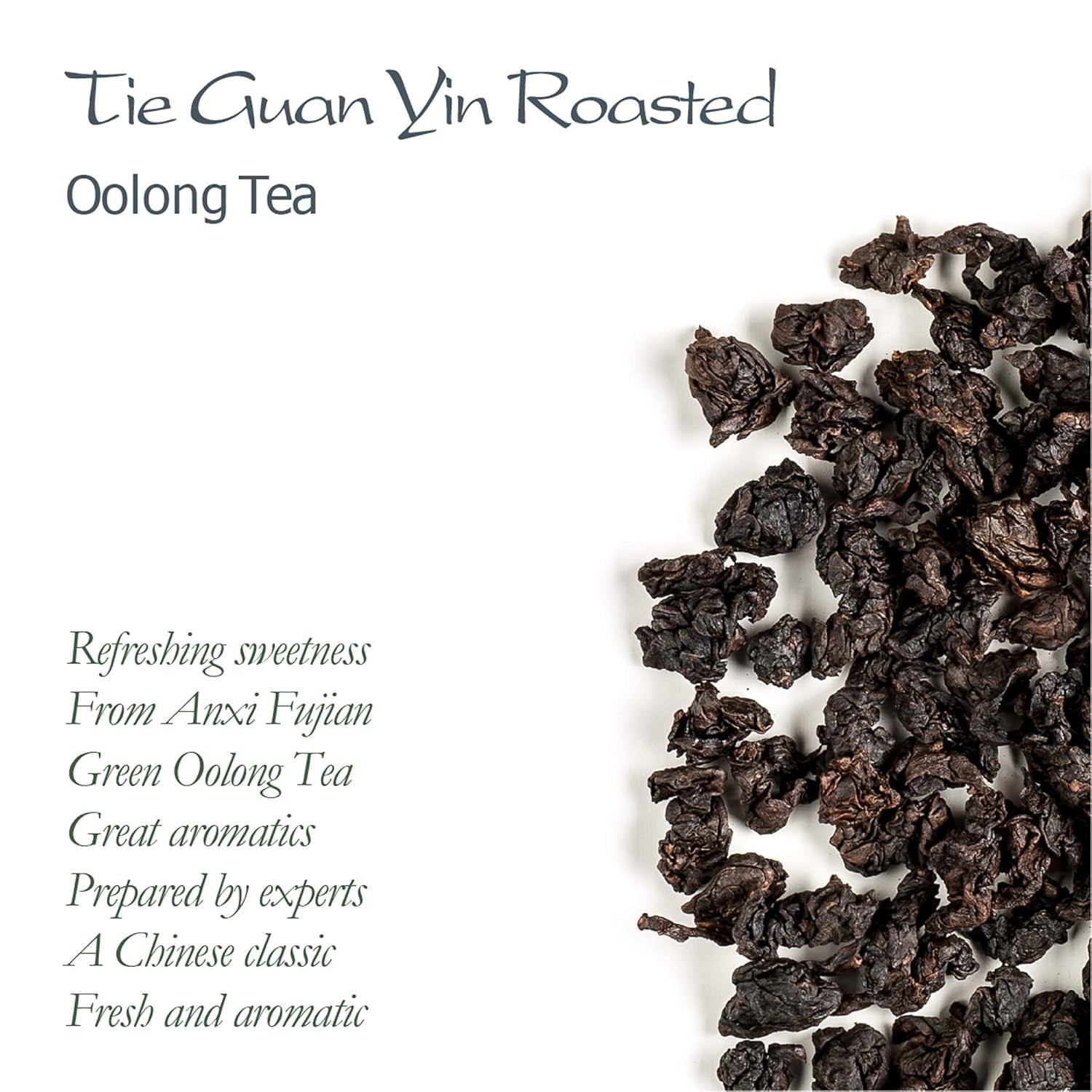Ceai Tie Guan Yin Oolong - Ceai albastru prăjit Ti Kuan Yin China - Ceai chinezesc Wu Long Tieguanyin - Ceai albastru Ceai Olongh Ceai Olongo