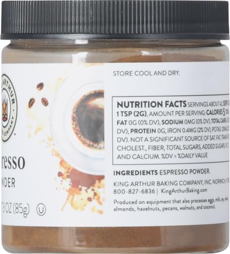 Polvere Espresso King Arthur - Sapore Intenso Di Caffè Nelle Torte