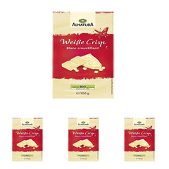 Alnatu Crispy White Chocolate - Cioccolato bianco con palline di riso croccanti senza lecitina aggiunta