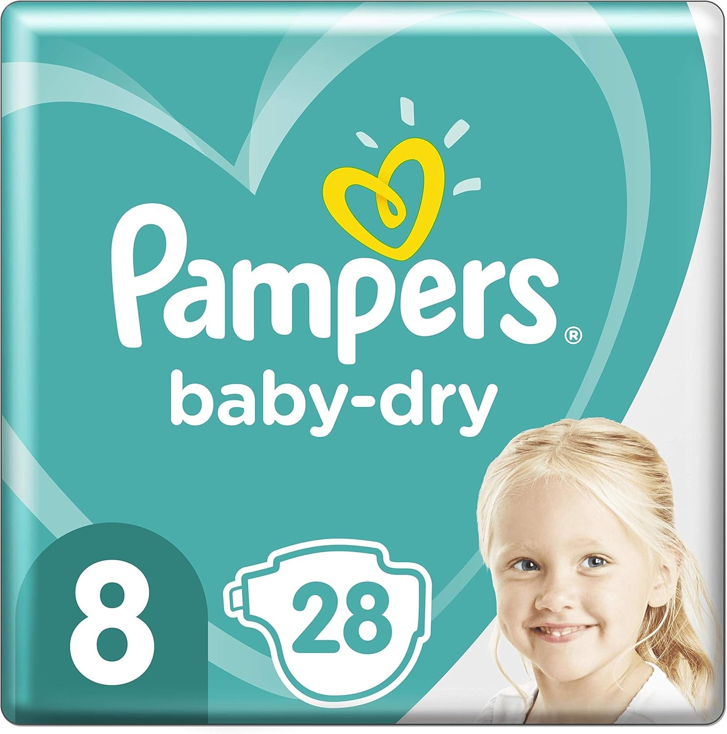 Pannolini Pampers 81657566 Pantaloni Baby-Dry, bianchi