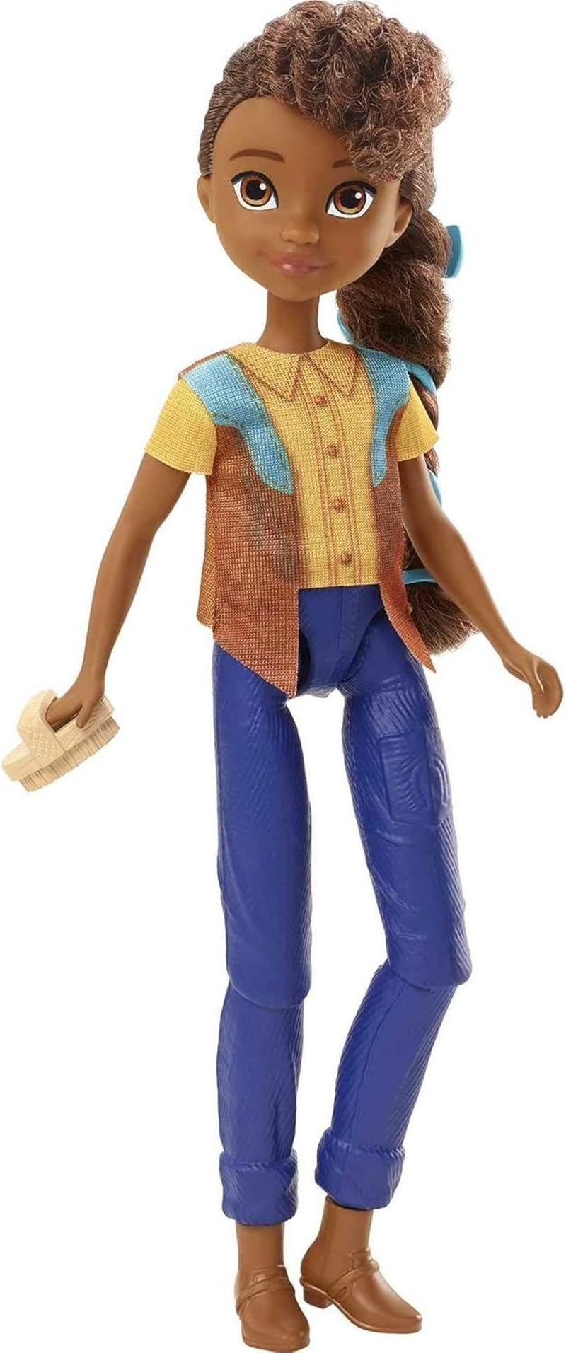 Dreamworks Spirit GXF18 - Păpușa Pru distractivă la modă „Spirit - Liber și Neîmblânzit” (18 cm), 2 ținute și accesorii la modă, 7 articulații mobile, cadou excelent pentru copiii cu vârsta de 3 ani și peste