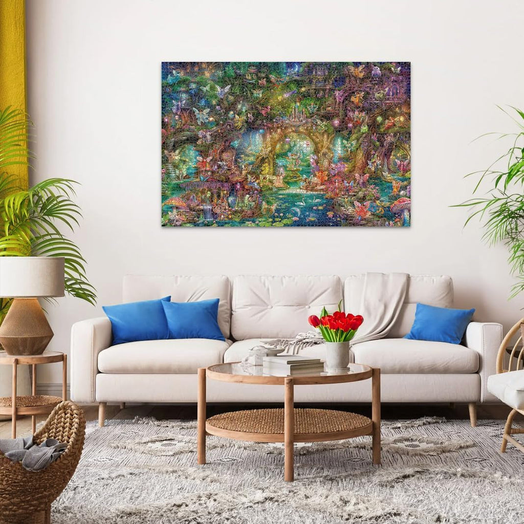 Ravensburger Puzzle 12000810 - Lumea ascunsă a zânelor - puzzle jigsaw de 4000 de piese pentru adulți cu vârsta de peste 14 ani Puzzle Naty Shop