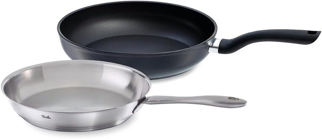 Fissler Catania, tigaie din oțel inoxidabil, toate tipurile de plită Oale si Tigai Naty Shop Catania 24 + Cenit 28 Cm