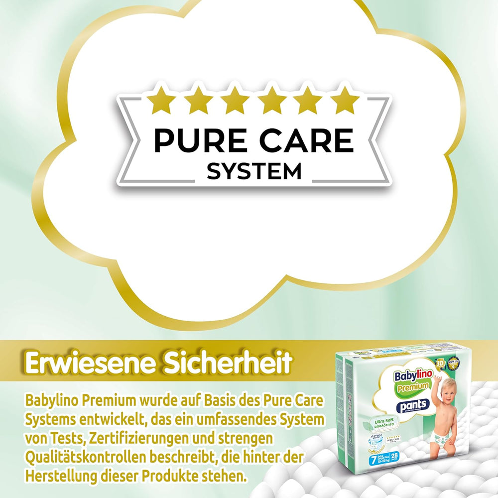 Pantaloni Premium, taglia 7, filtro ultra morbido, XL Plus (15-25 kg), 28 pezzi