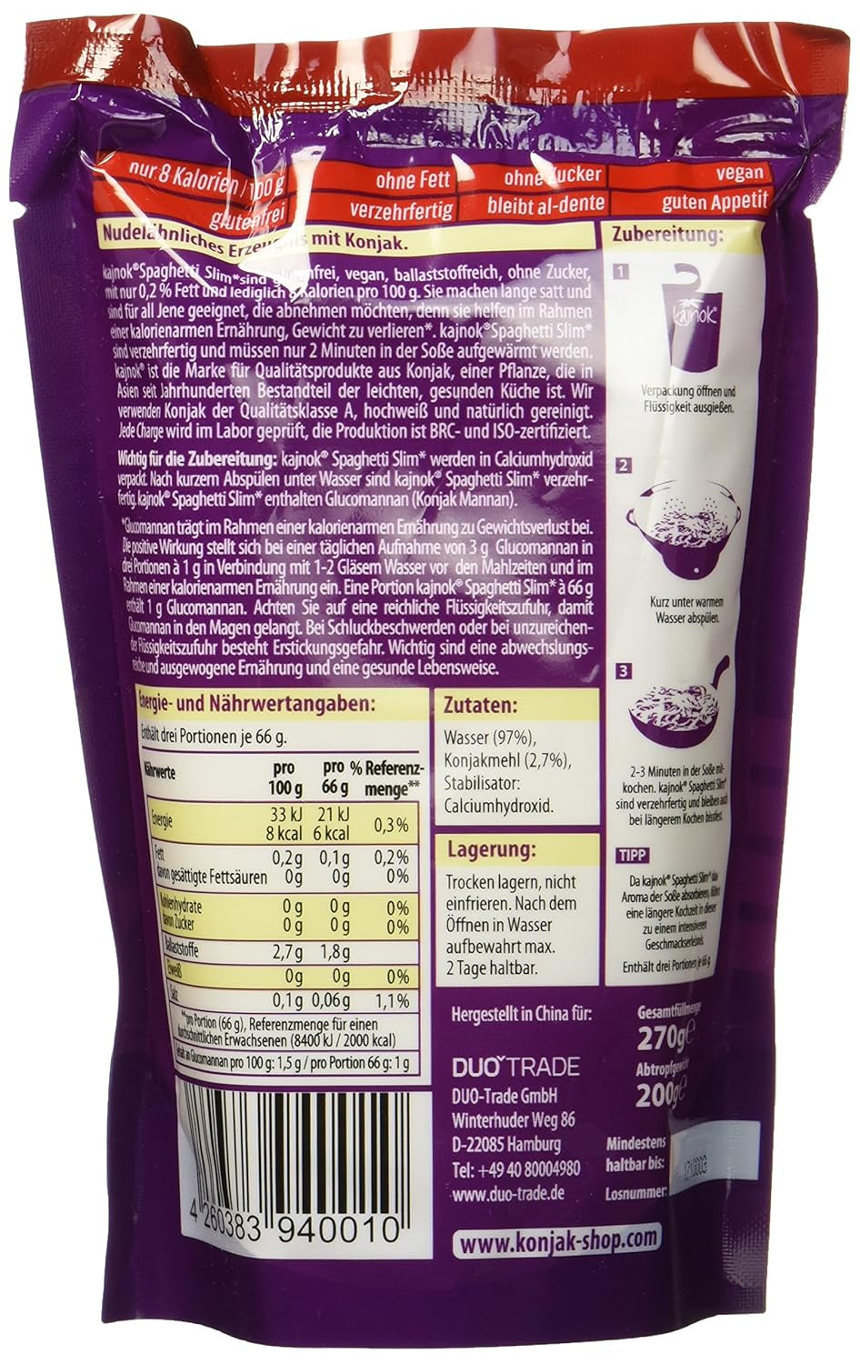 Spaghetti Slim, confezione da 10