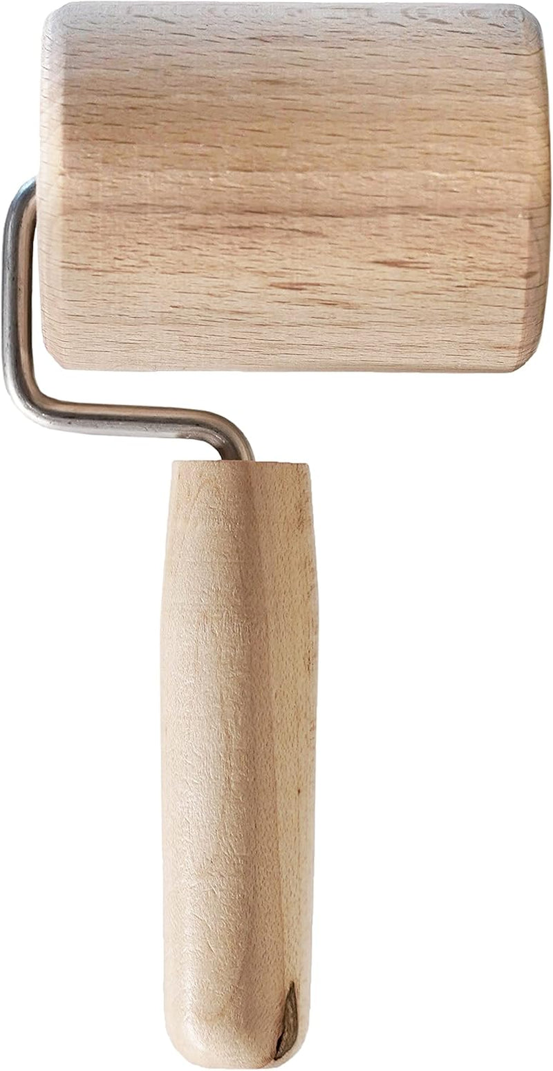 Chinchilla® Backblechroller/Teigroller zylindrisch aus Buchenholz | L'aiutante stabile per la cucina | Prodotto in Germania | Nachhaltige Qualität aus Deutschland | 18 x 5 cm