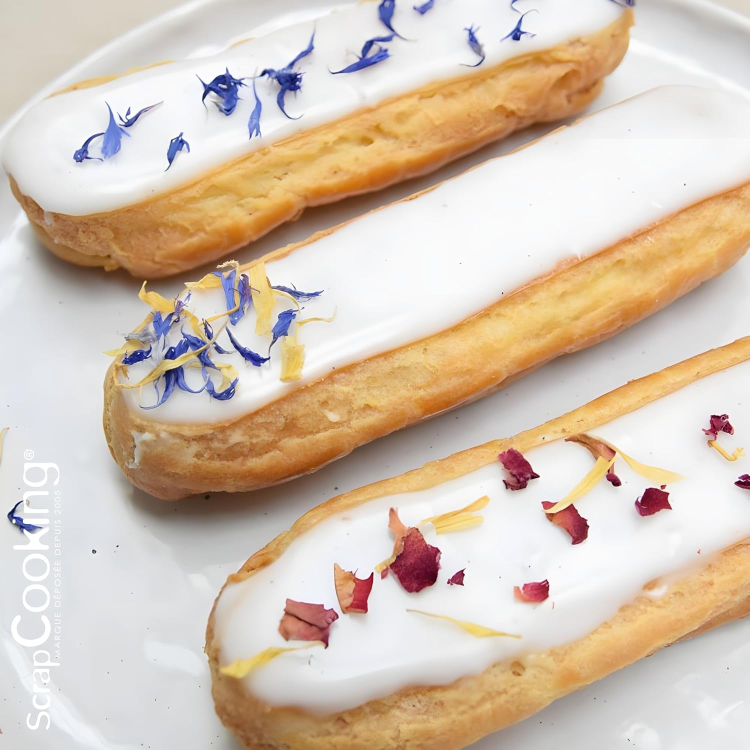 ScrapCooking - Calendule essiccate 3,5 g - Fiori commestibili - Decorazioni alimentari per dolci - Per dessert, torte, crostate, muffin - Natale, primavera, compleanno - Giallo dorato - 7471