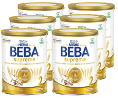 BEBA SUPREME 2 Latte di proseguimento dopo 6 mesi, solo lattosio, senza olio di palma, conf. da 6 (6 x 800g) Naty Shop