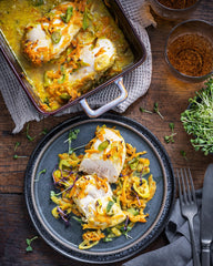 MAGGI Fix für Zwiebel-Sahne Hähnchen, Würzmischung, mit natürliche Ingredient*, für 3 Portionen, 1er Pack (1 x 26g)