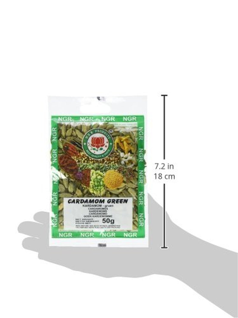 Cardamomo, verde, intero, 50g (1 confezione da 50g)
